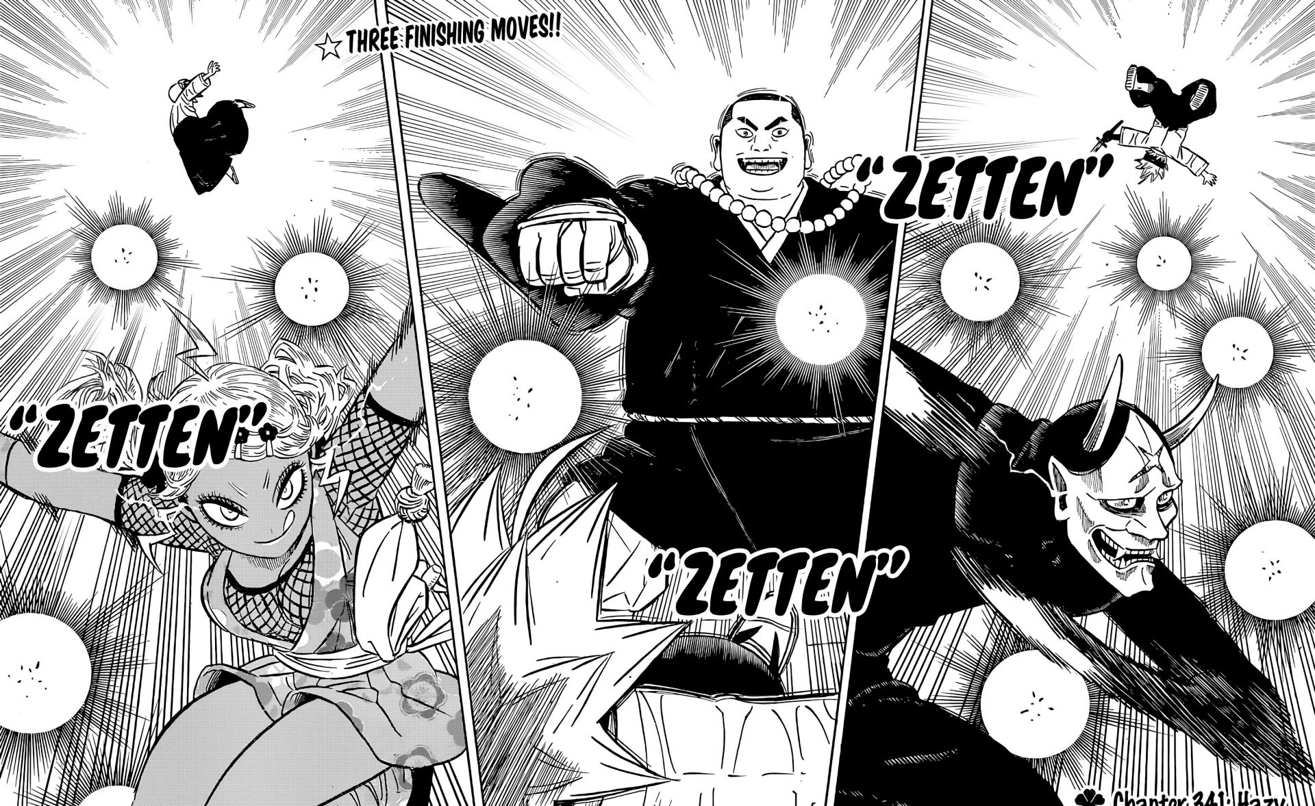 The three Ryuzen Seven (Image via Shueisha)