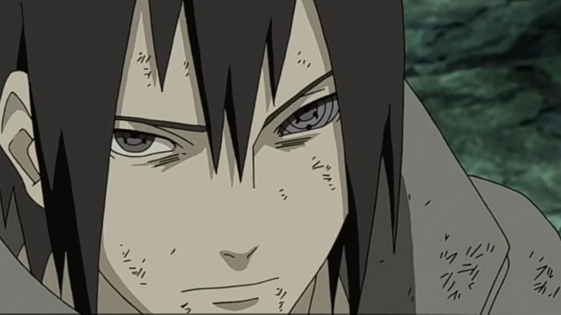 Sasuke&#039;s Rinne-Sharingan as seen in Naruto anime (Image via Studio Pierrot)