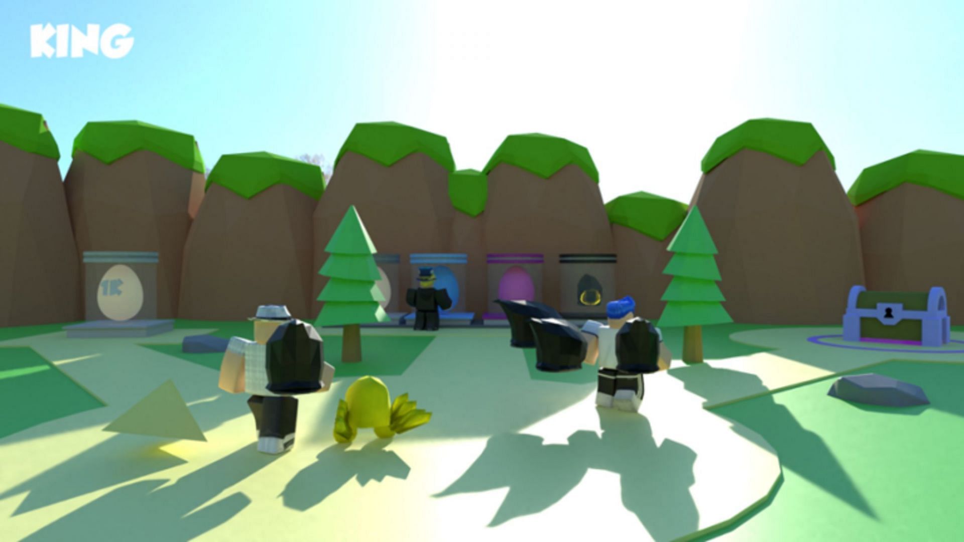 The clicking game (Image via Roblox)