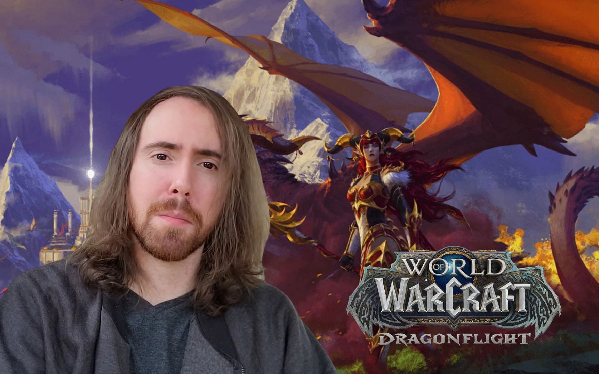 Asmongold provides his take on the upcoming end game changes planned for WoW: Dragoflight (Image via Sportskeeda)