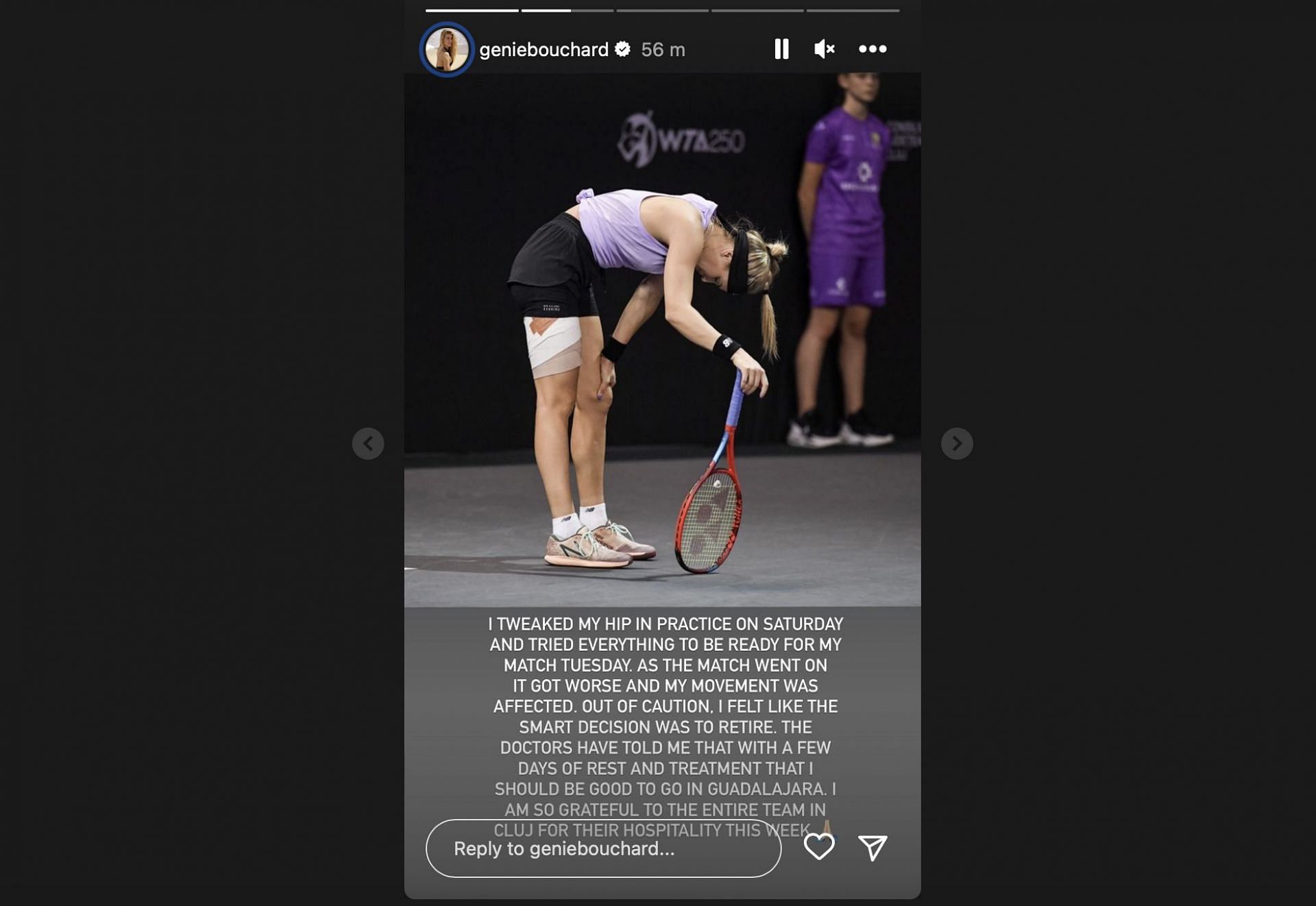 Genie Bouchard on X: Checking my physical health for my mental