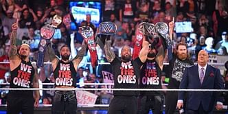 "That guy barely laughs" - Wrestling fans react to Bloodline member breaking character on WWE RAW
