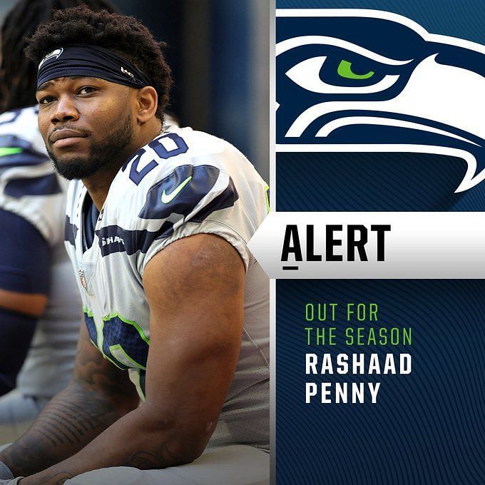 Seahawks RB Rashaad Penny to miss rest of 2022 season after