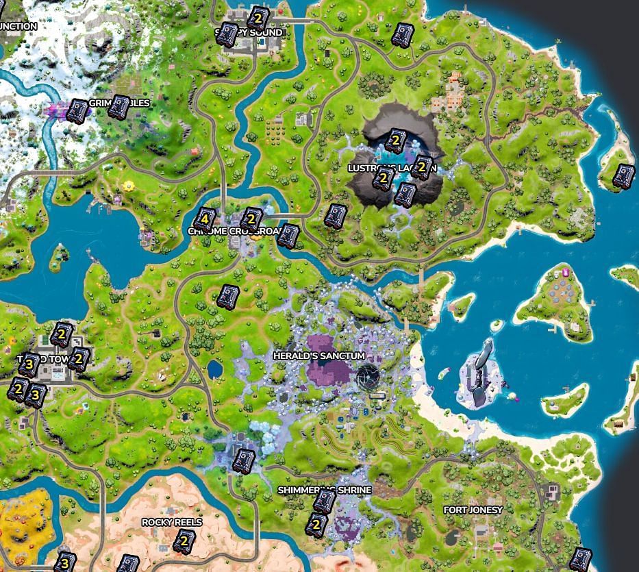 Fortnite Chapter 3 Season 4 All Safe locations