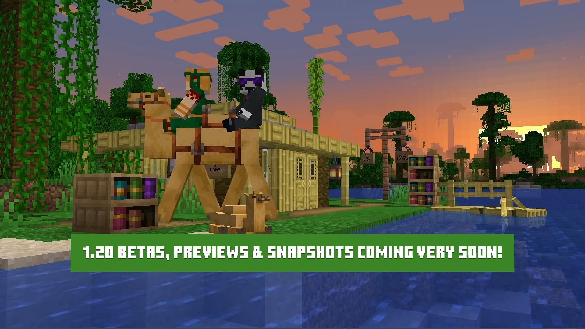 Players will be able to explore new features in a few days, more will be revealed as Mojang works on them (Image via YouTube/Minecraft)