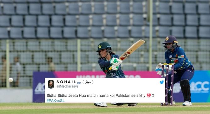 “Jeeta hua match harna koi Pakistan se sikhy”- Fans react as Pakistan Women lose to Sri Lanka Women by one run in Women’s Asia Cup semi-final