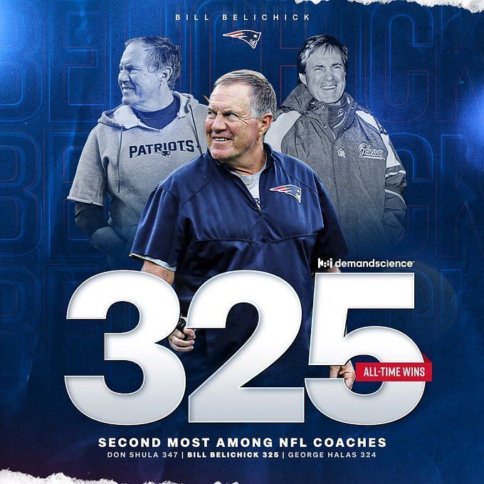 Oddsmakers Say Bill Belichick is Unlikely to Break Don Shula's All-Time  Wins Record - CLNS Media