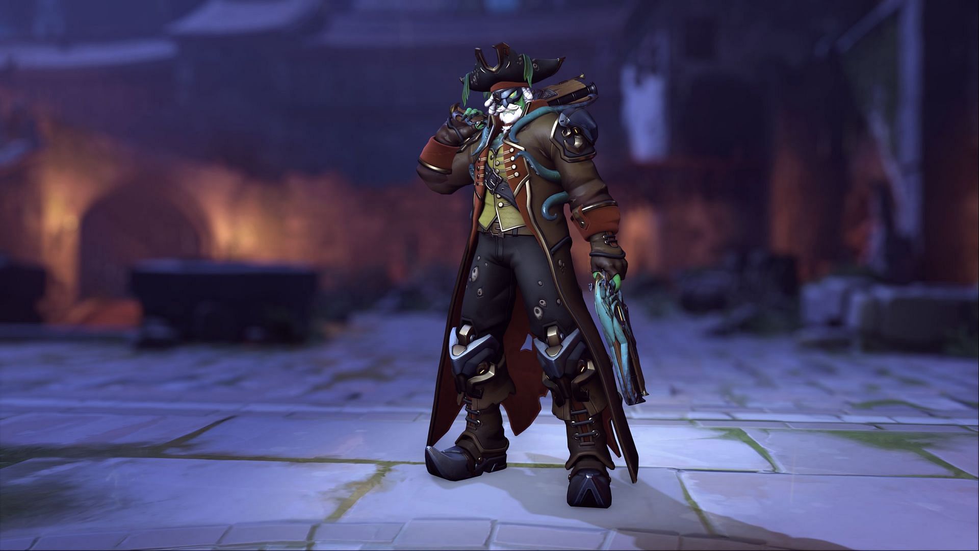 The Cursed Captain skin in Overwatch 2 (Image via Blizzard)