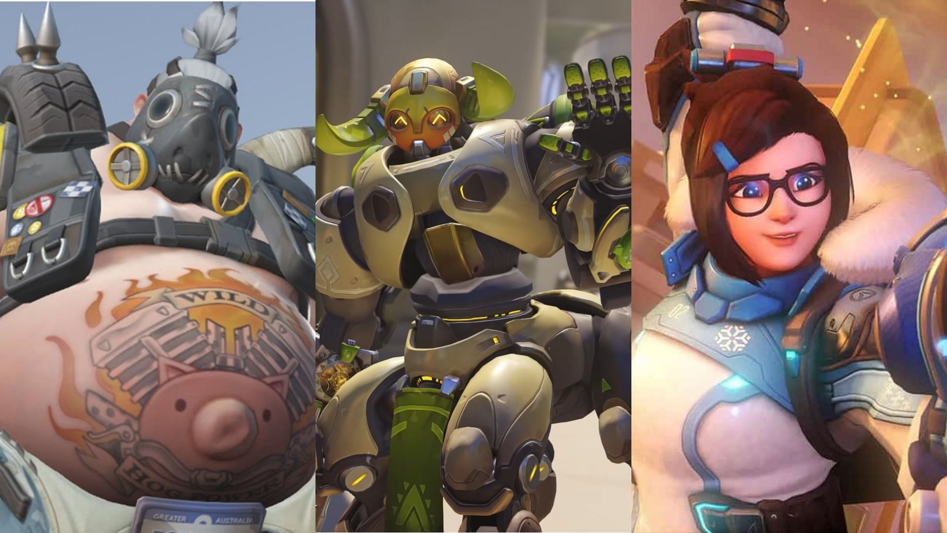 Best of Roadhog, Mei, and Orisa Team comp in Overwatch 2 (Image via Blizzard Entertainment)