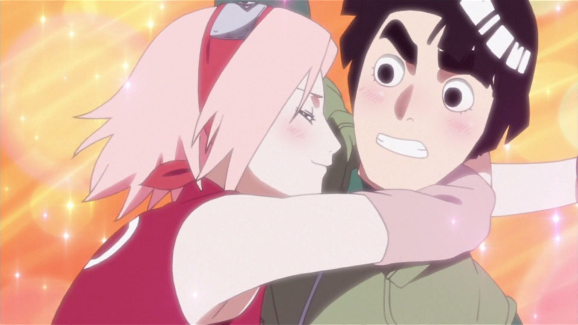 Sakura Und Rock Lee (Bild Über Studio Pierrot)