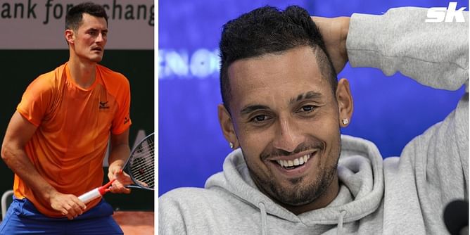 Nick Kyrgios takes a sarcastic dig at fellow Aussie Bernard Tomic after his ITF Futures triumph