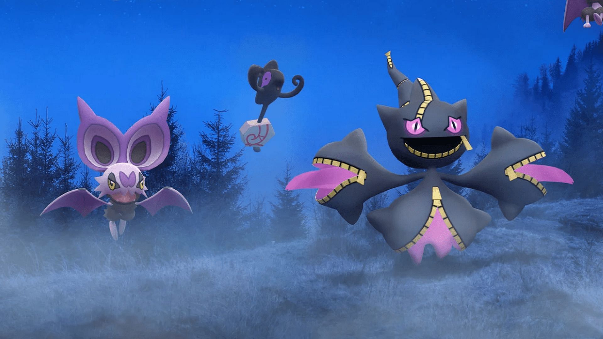 Mega Banette, Noibat, and Galarian Yamask have arrived in Pokemon GO