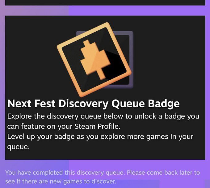 Steam Next Fest October 2022 How to earn the Steam Next Fest badge