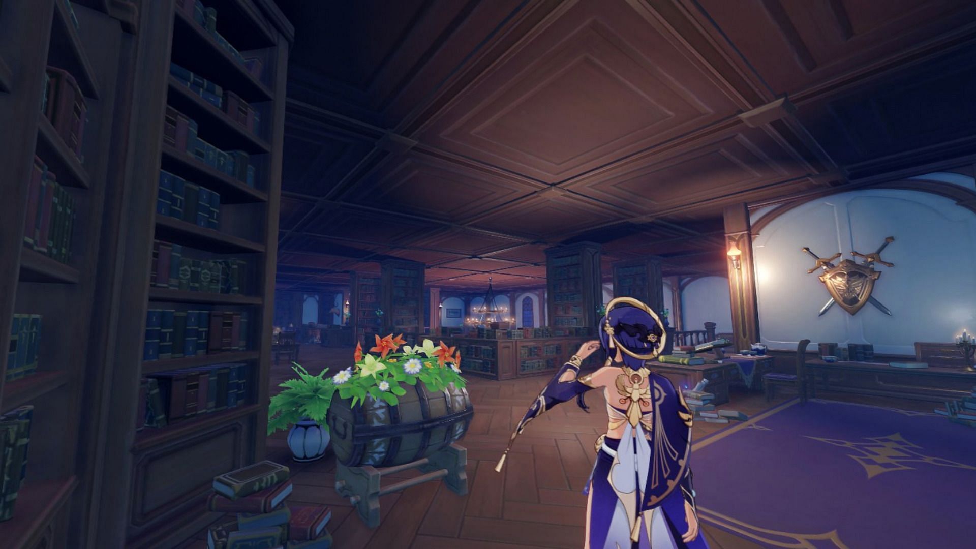 This chest is hidden in the library (Image via Genshin Impact)