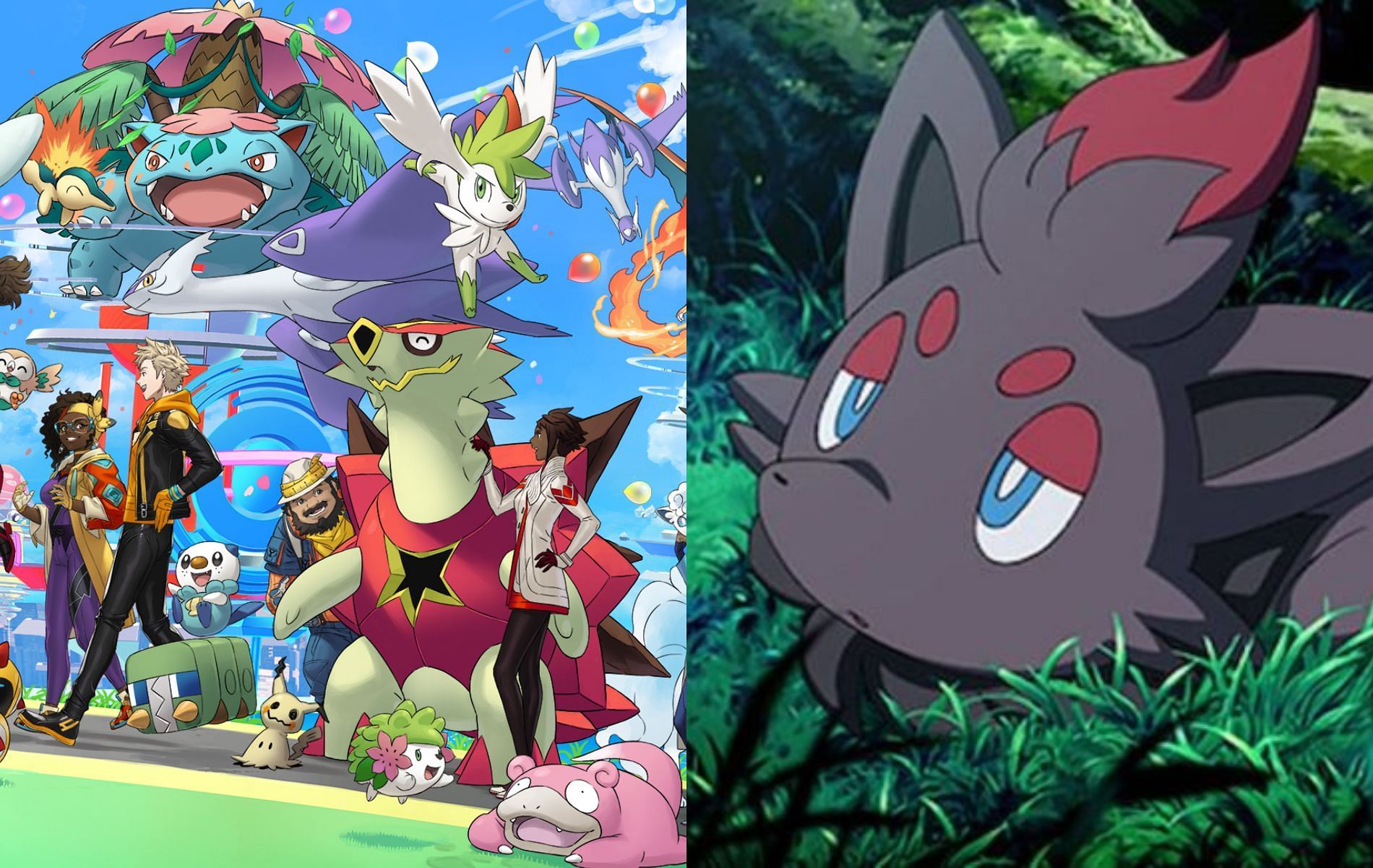 Jogada Excelente on X: Pokémon GO: Zorua e Zorokark estão