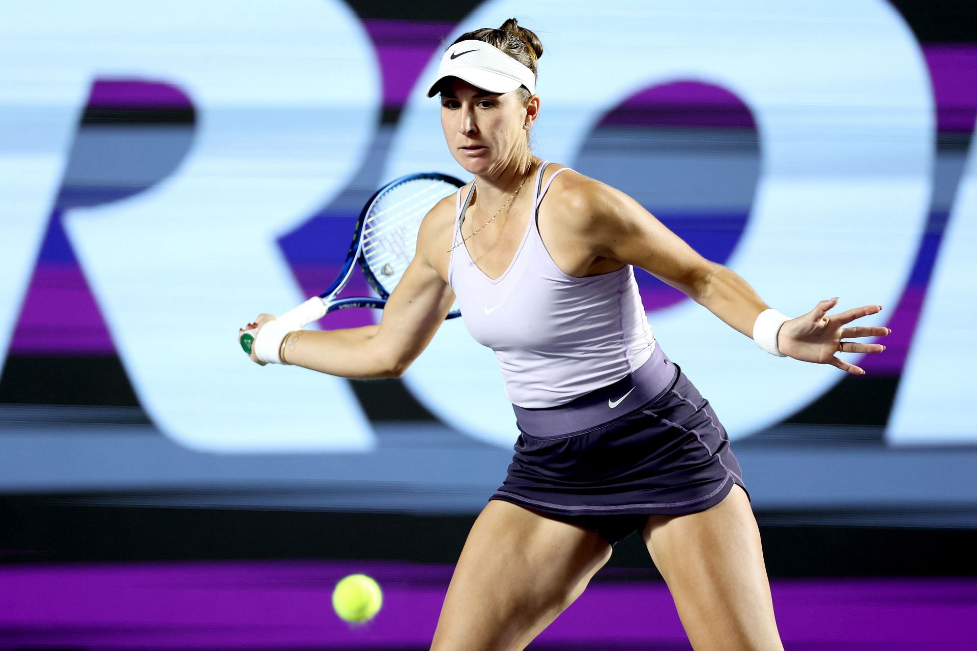 Belinda Bencic at the 2022 Guadalajara Open.