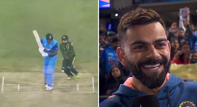 IND vs PAK 2022: “He used his brain” – Virat Kohli lauds Ravichandran Ashwin for forcing Mohammad Nawaz to bowl wide in last-ball thriller