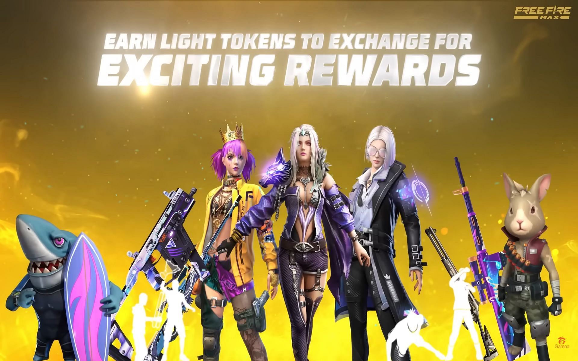 Get free rewards using the Light tokens in 