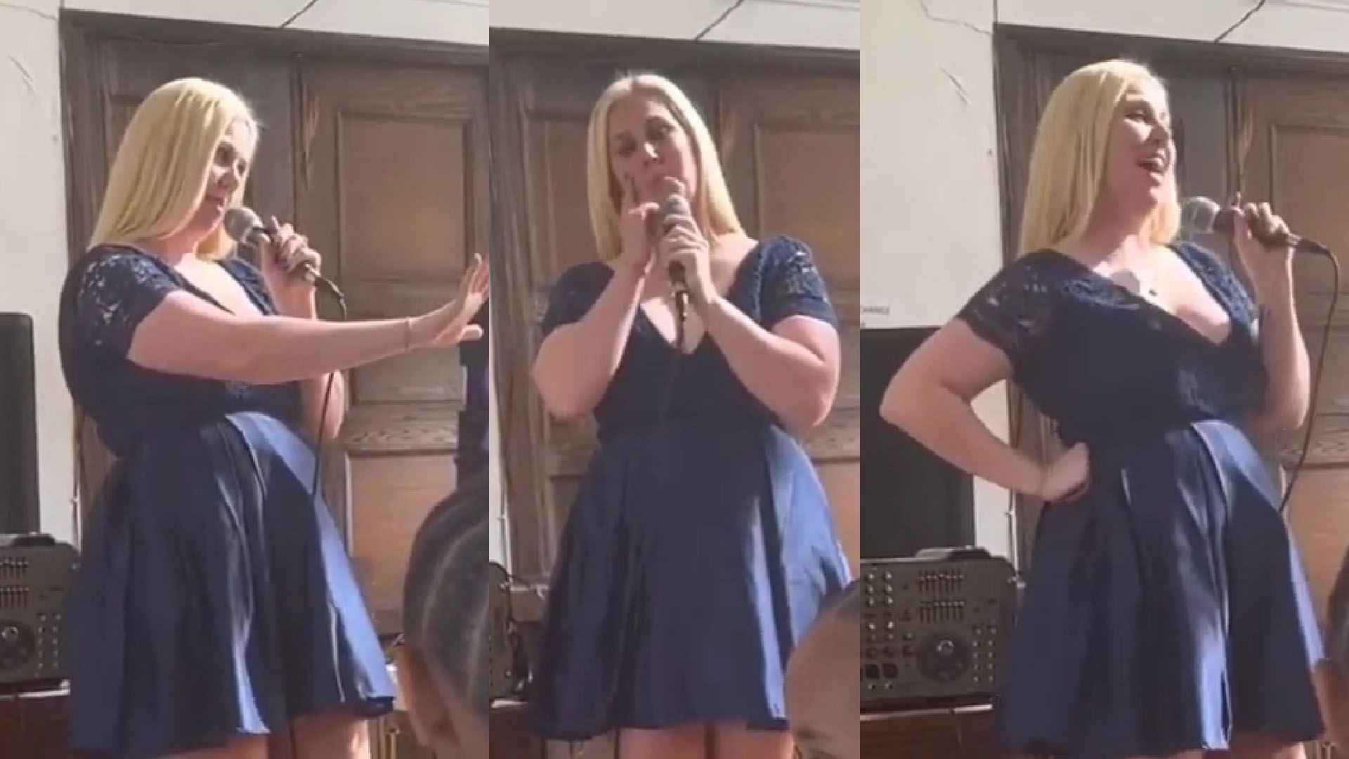 Racist bridesmaid video takes TikTok by storm (Image via TikTok/@browneyed_beautee)