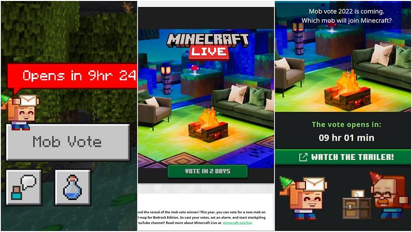 Minecraft Players Can Vote for One of These Three Mobs to Be Added to the  Game