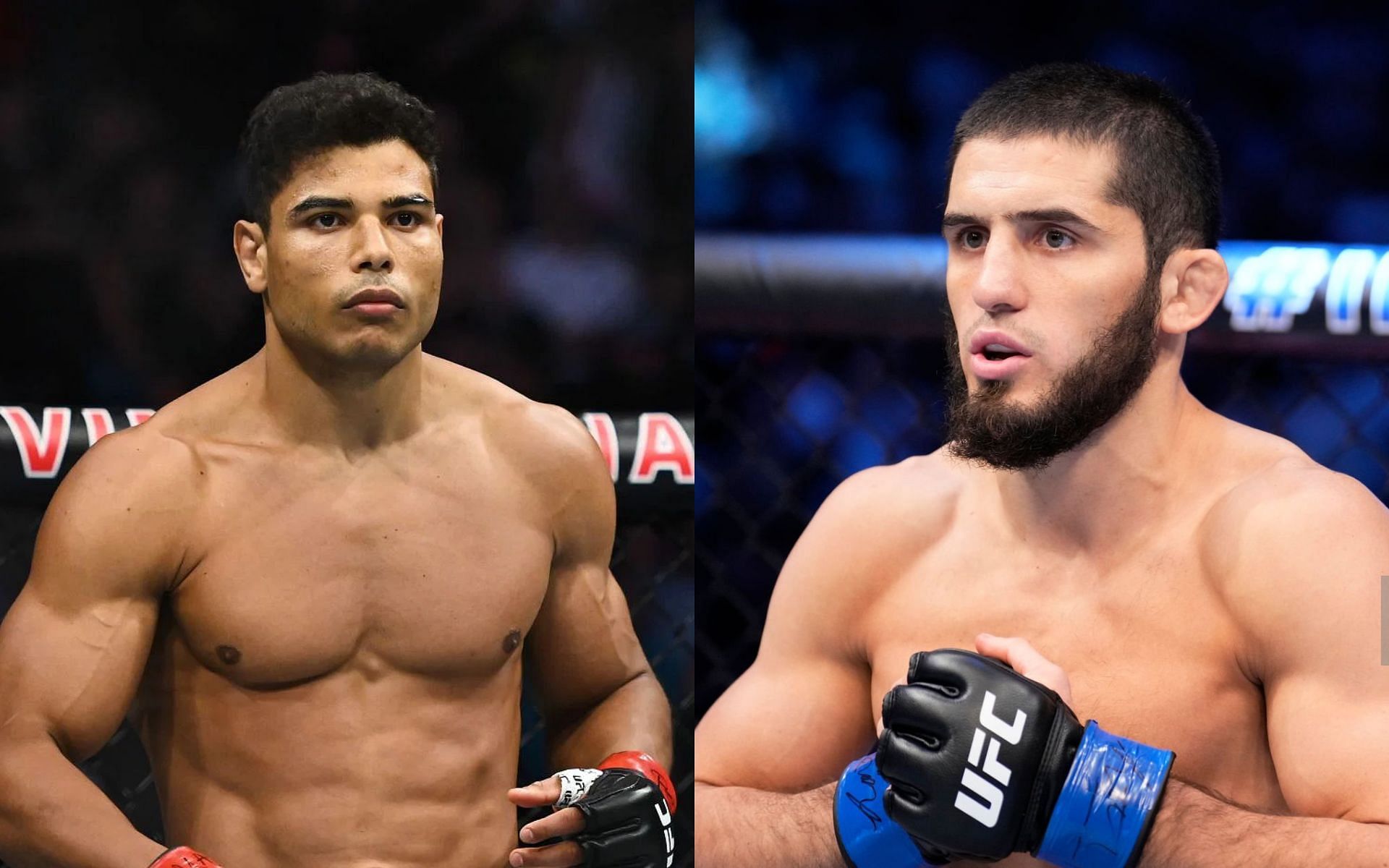 Paulo Costa (left) and Islam Makhachev (right)