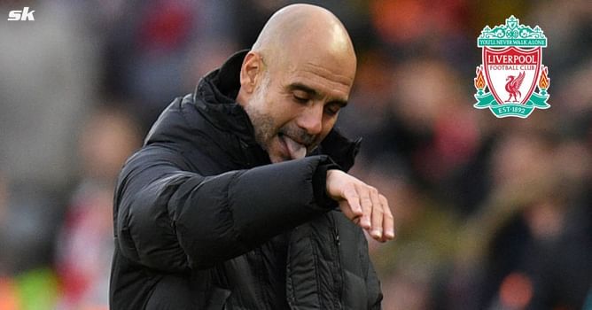 "This is Anfield" - Pep Guardiola offers sarcastic response when asked about Manchester City's disallowed goal against Liverpool