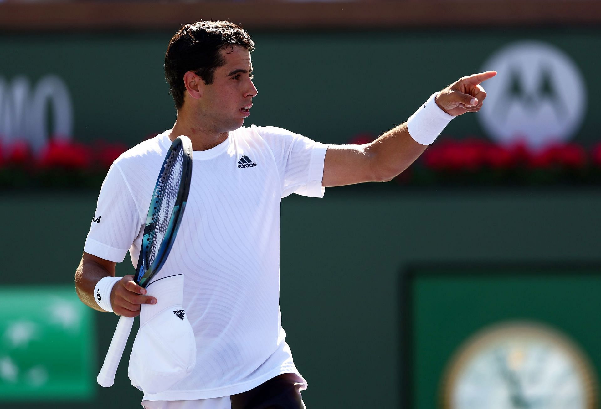 Jaume Munar at the 2022 BNP Paribas Open.