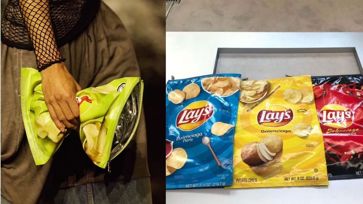 “A social experiment at this point” Balenciaga Lay's Chips Bag sold at