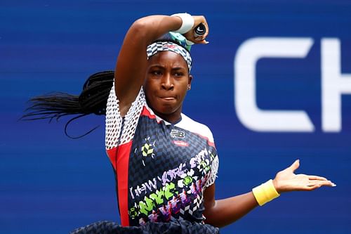 Coco Gauff during the 2022 US Open