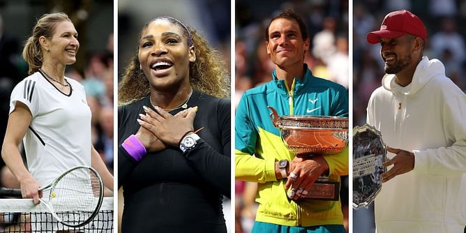 Who will win between prime Steffi Graf & Serena Williams, will Nick Kyrgios win a Major, & if Rafael Nadal will win other than French Open before retiring: Brad Falkner answers
