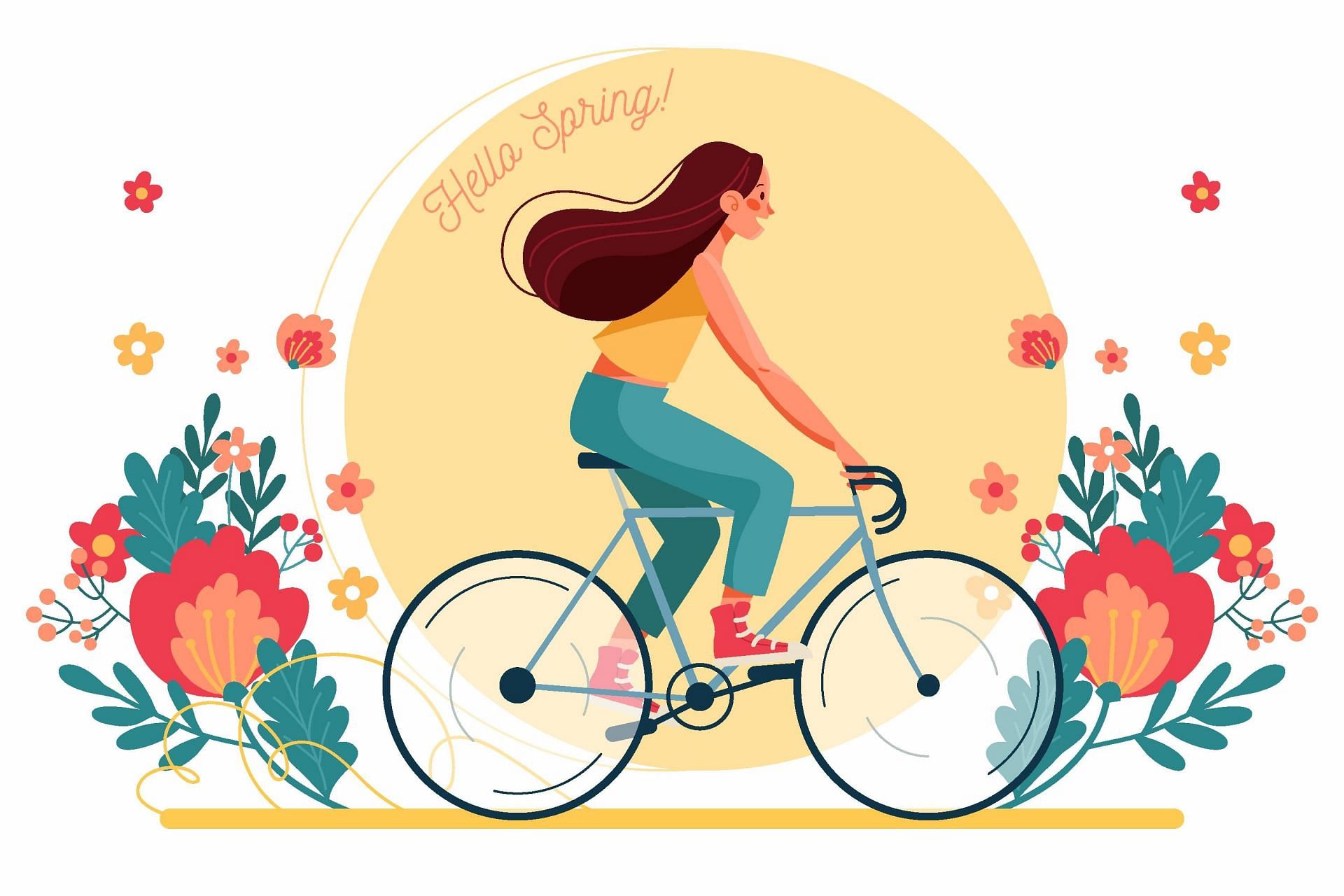 Enhance your creativity by incorporating cycling in your daily routine. (Image via Freepik/ Vector)