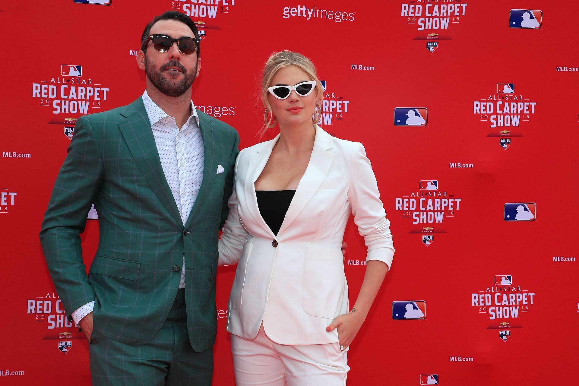 Verlander and Kate Upton at the 89th MLB All-Star game.
