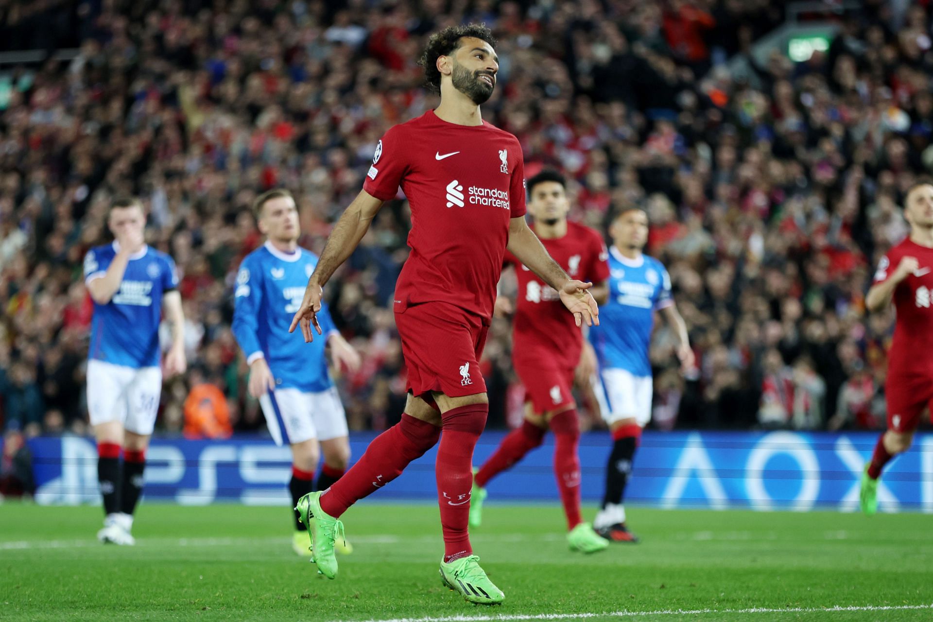 Mohamed Salah will look to find his top form against the Gunners