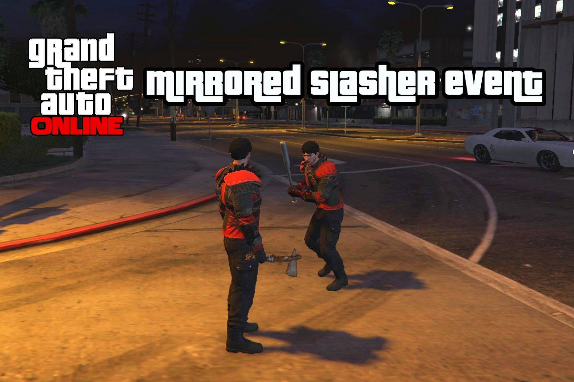 GTA Online players can now face themselves in the new Slashers event (Image via Twitter)