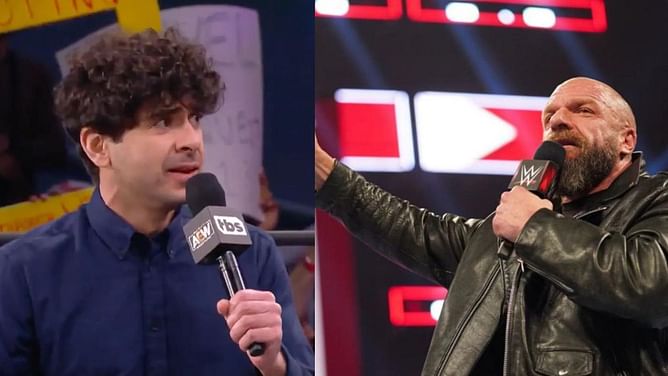 "Tiny Con [Tony Khan] will cry that Triple H didn't want to mention AEW" - Twitterverse erupts to popular star taking a jibe at WWE NXT during recent segment