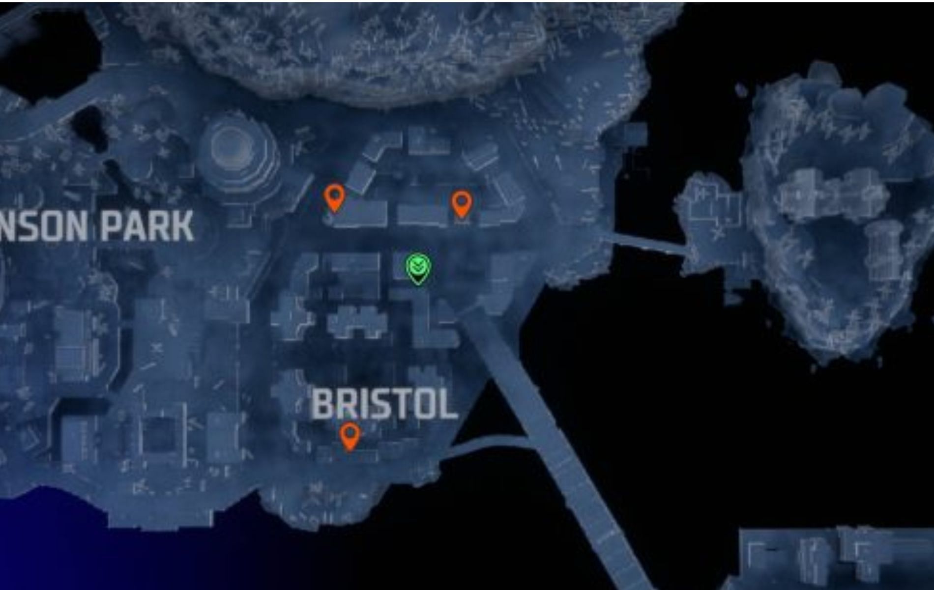 Map of Bristol (image via WB Games)