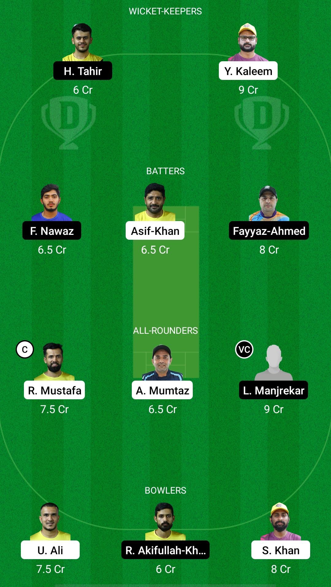 FM vs PAG Dream11 Prediction - ICCA Arabian T20 League