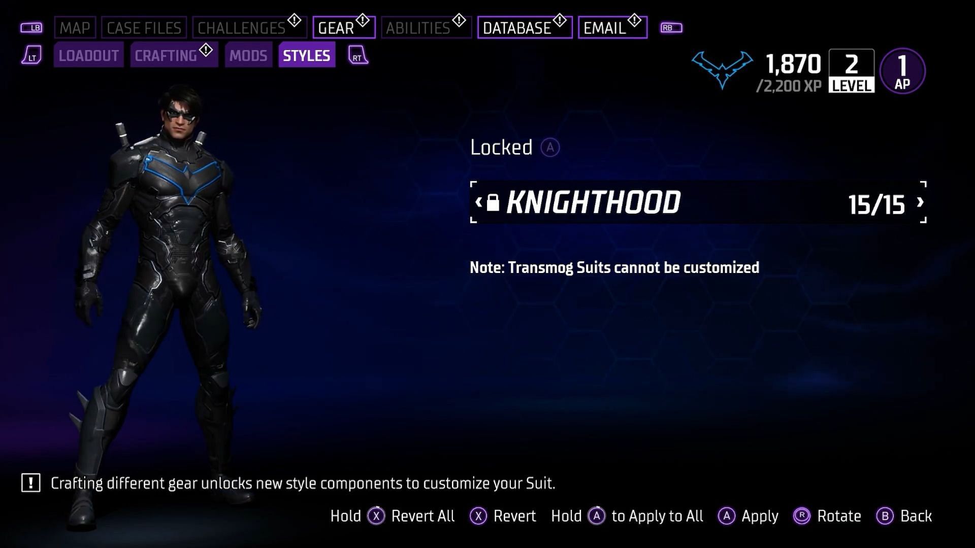 Knighthood (Image via YouTube - BloodThirstyLord)