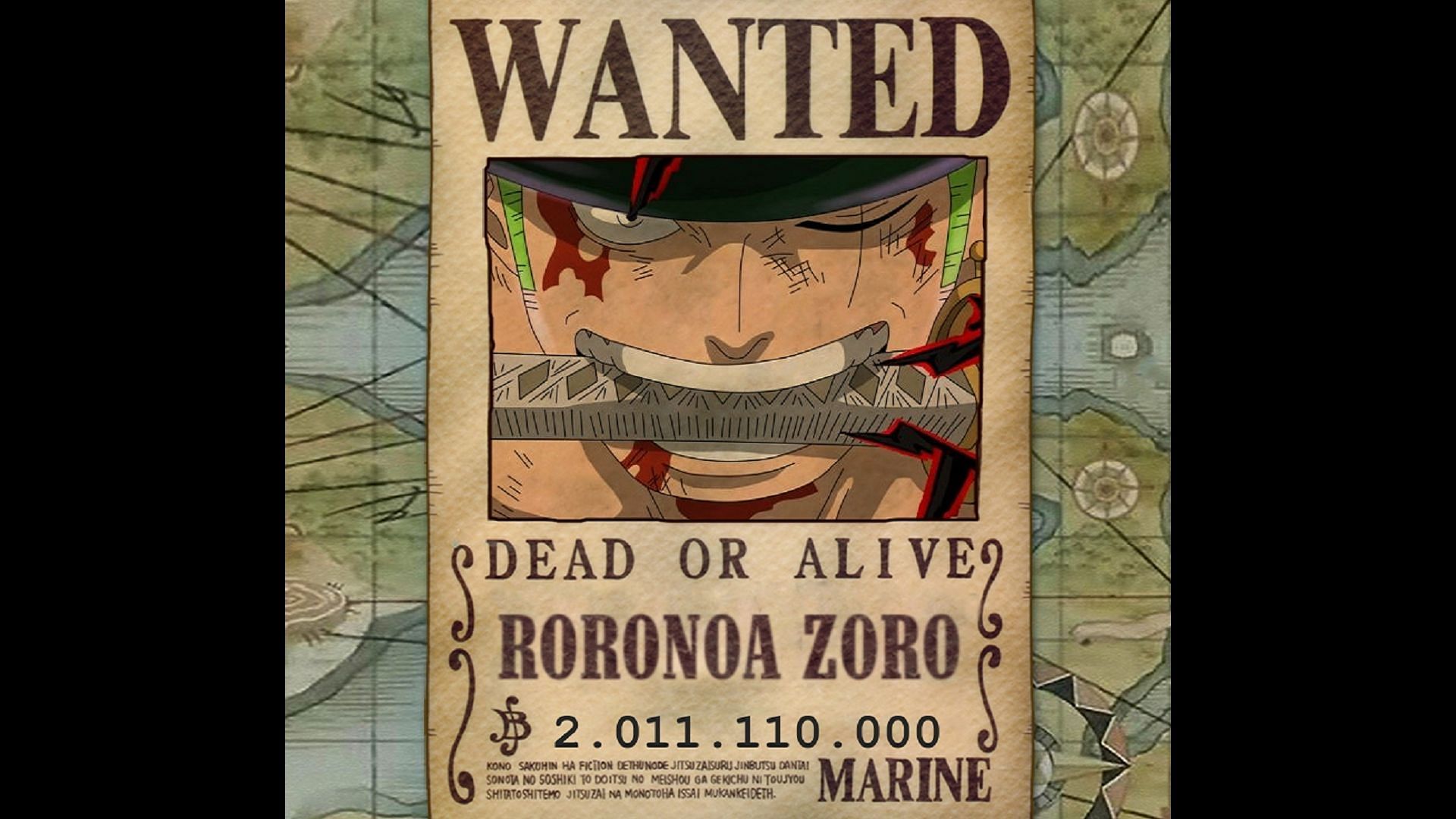 With the feats and the strength he showed in Wano, there&#039;s no doubt Zoro deserved a much greater bounty (Image via Eiichiro Oda/Shueisha, One Piece)