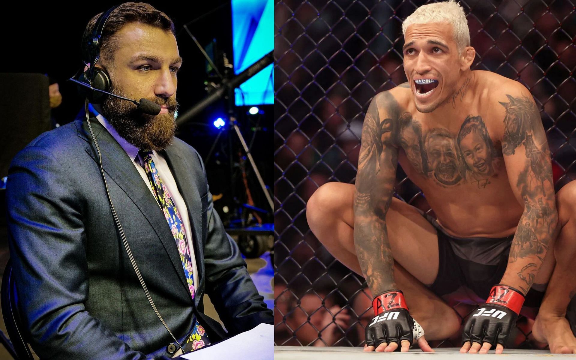 Michael Chiesa (Left) and Charles Oliveira (Right) [Images via: @mikemav22 and @charlesdobronxs on Instagram]