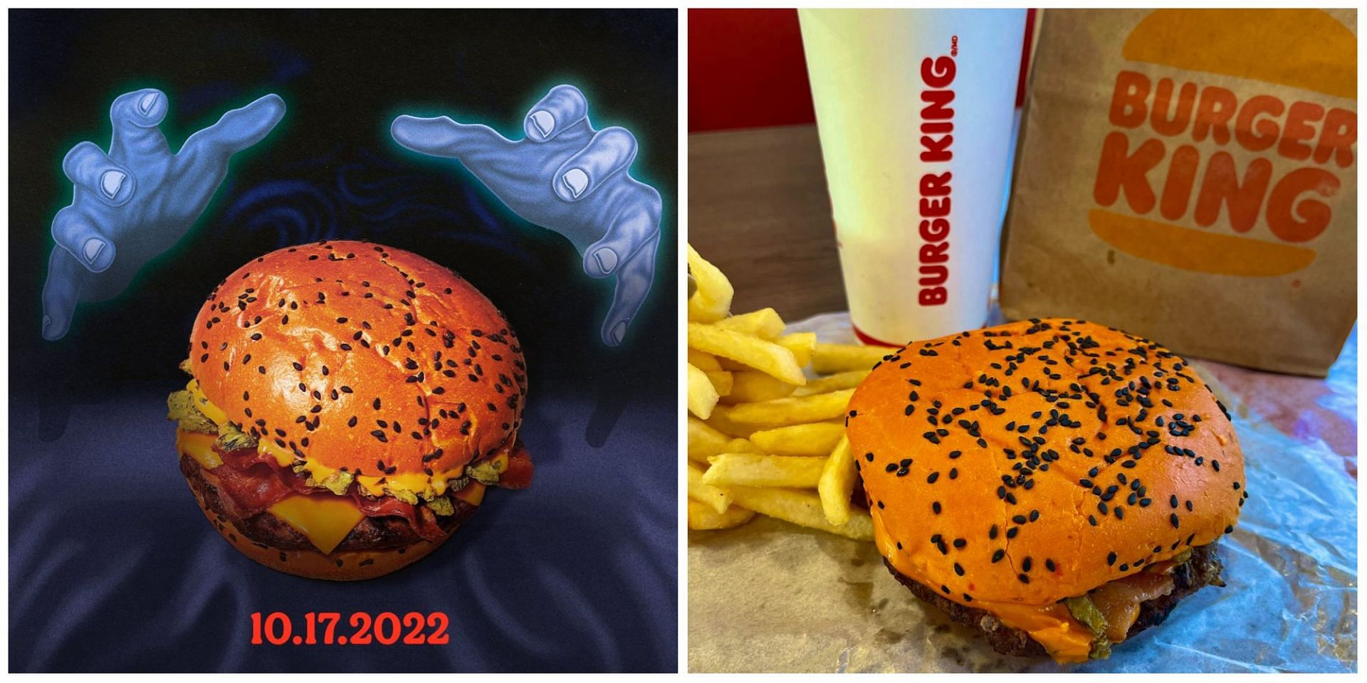 Burger King launches a spicy burger to celebrate Halloween. Details explored. (Image via Burger King/ Twitter)