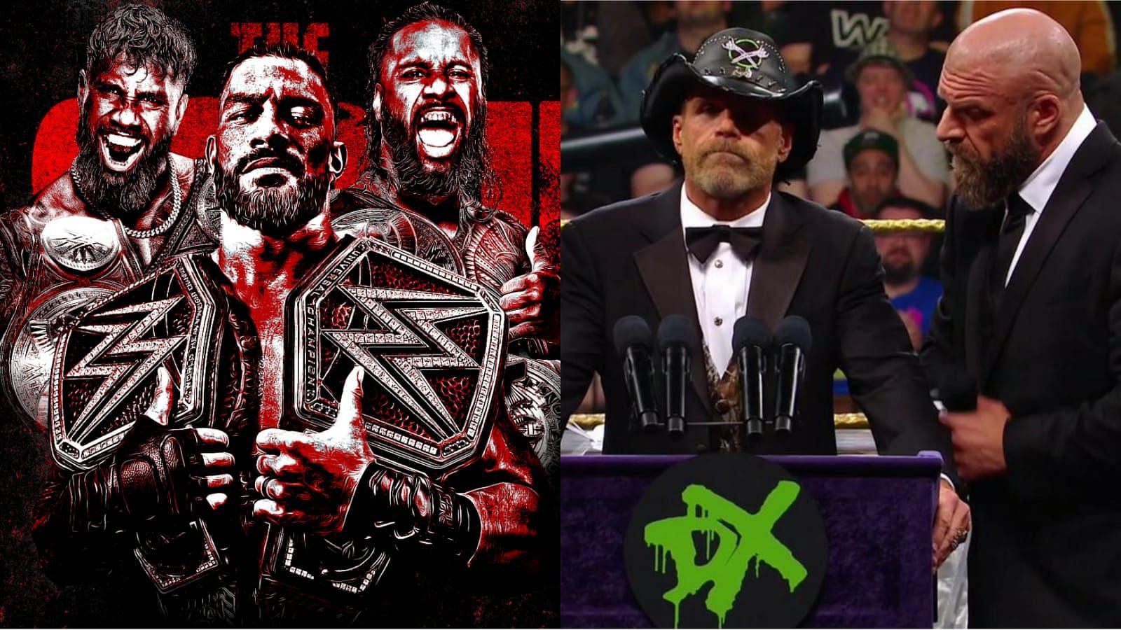 The Bloodline (left) and DX (right)