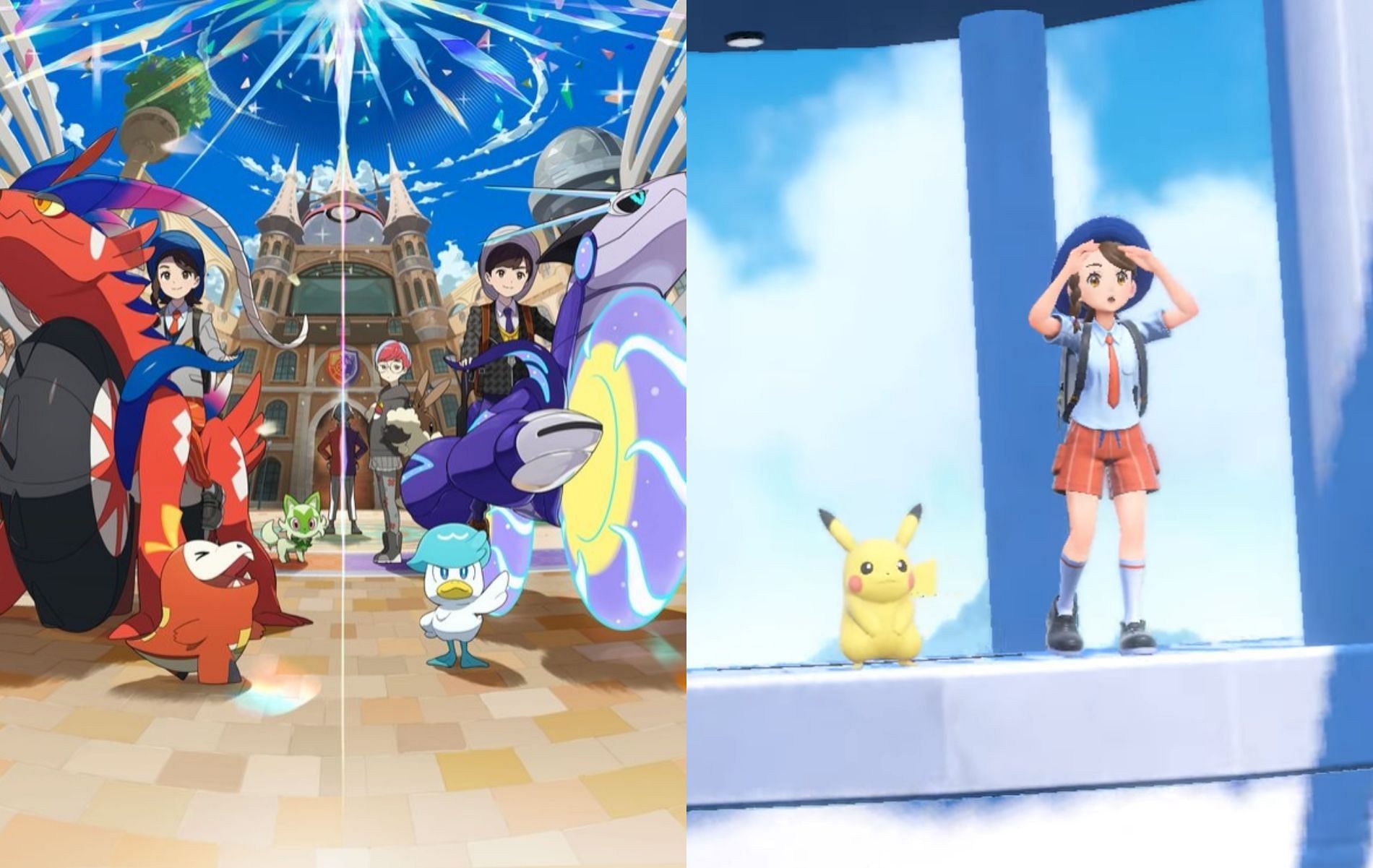 Which new reveals excited you from the newest trailer for Scarlet &amp; Violet (Imges via The Pokemon Company)