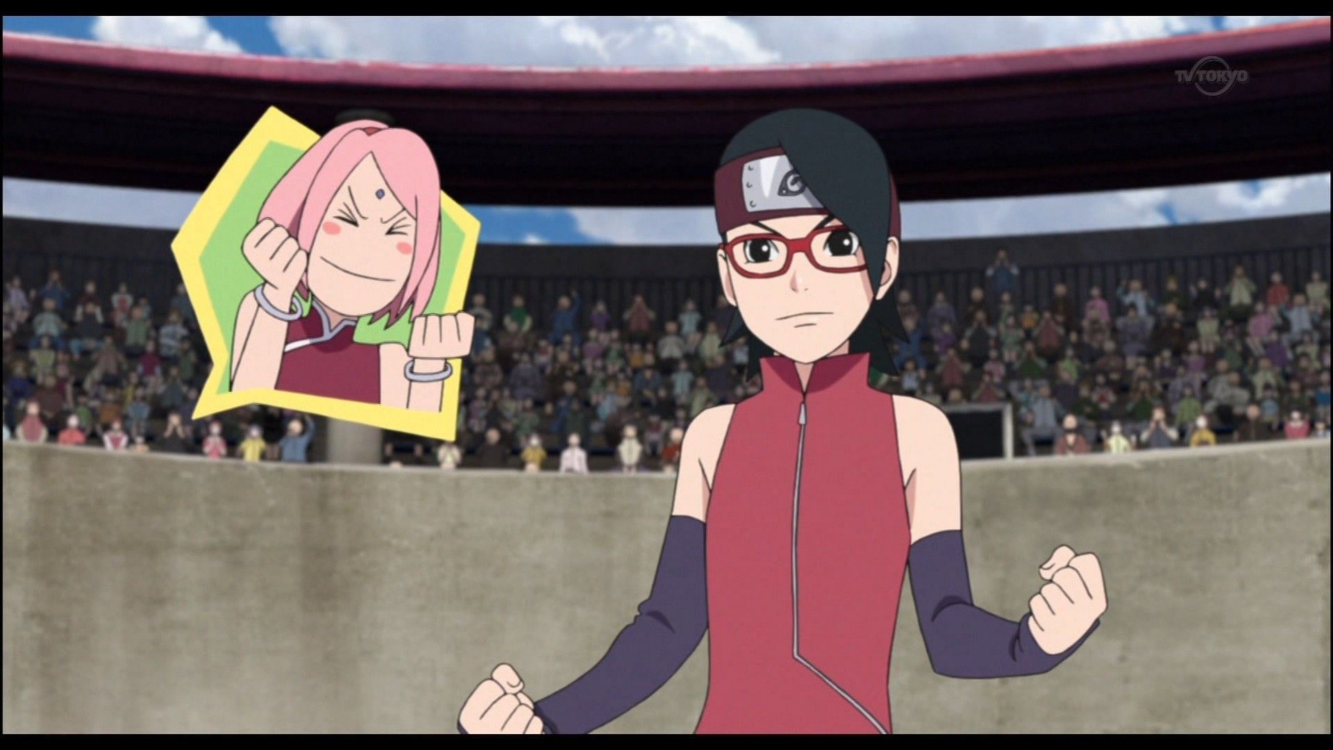 Sarada could play a role in Momoshiki
