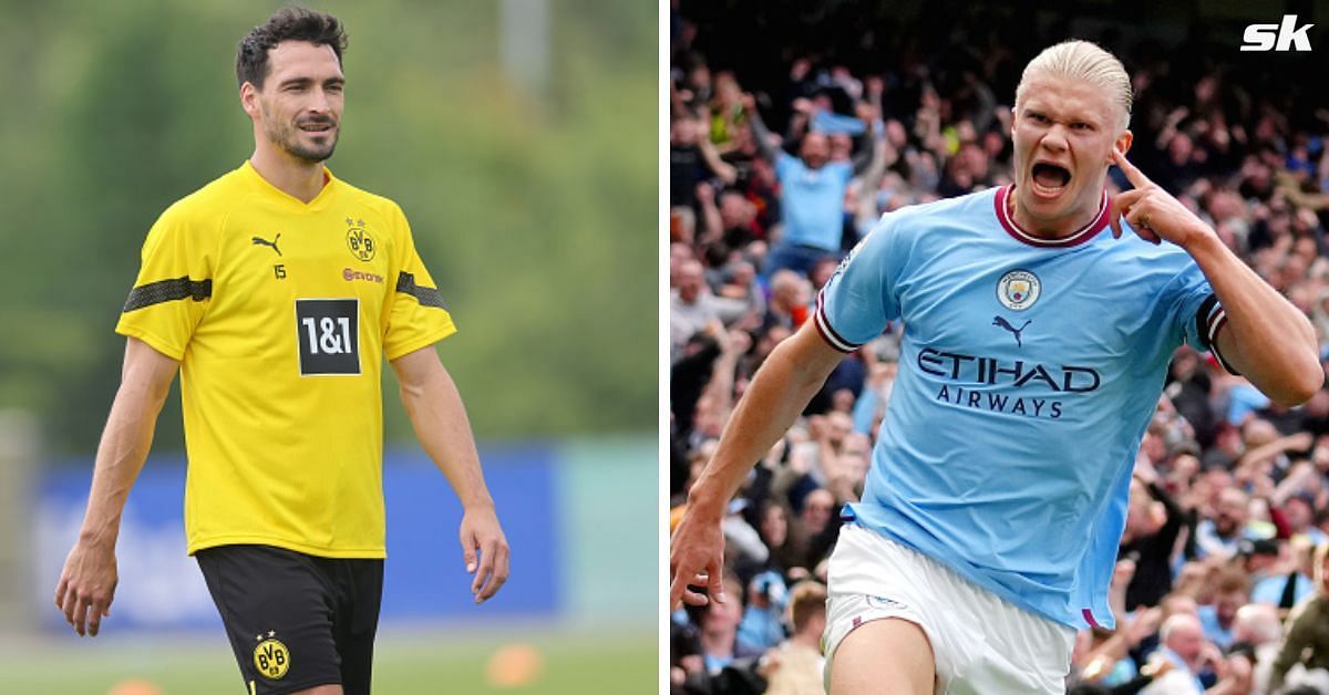 Mats Hummels reacted to Erling Haaland scoring a hat-trick