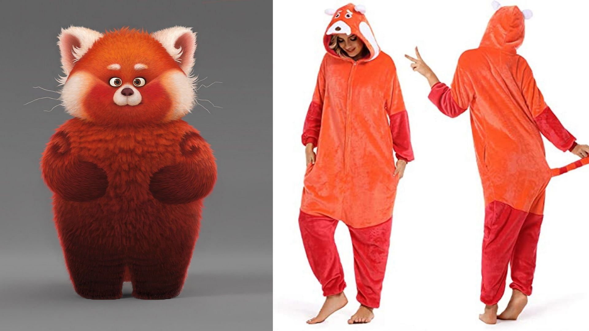 Turning Red&#039;s cute fox costume (Image via Amazon / Pixar)