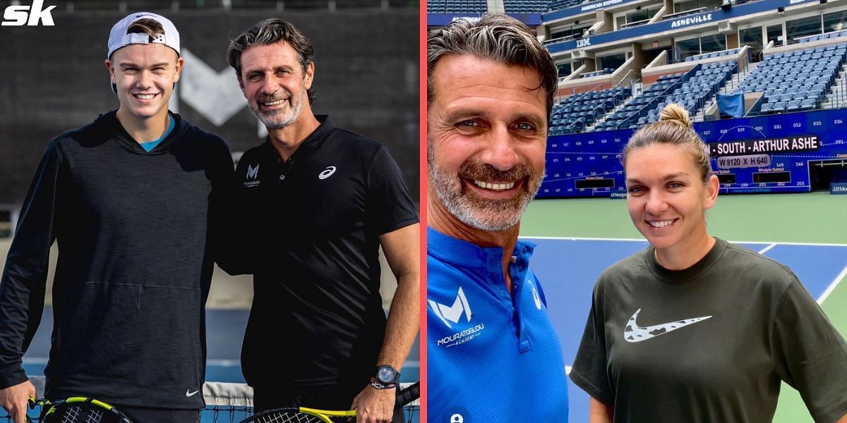 Patrick Mouratoglou will coach Holger Rune as Simona Halep recovers from injury.