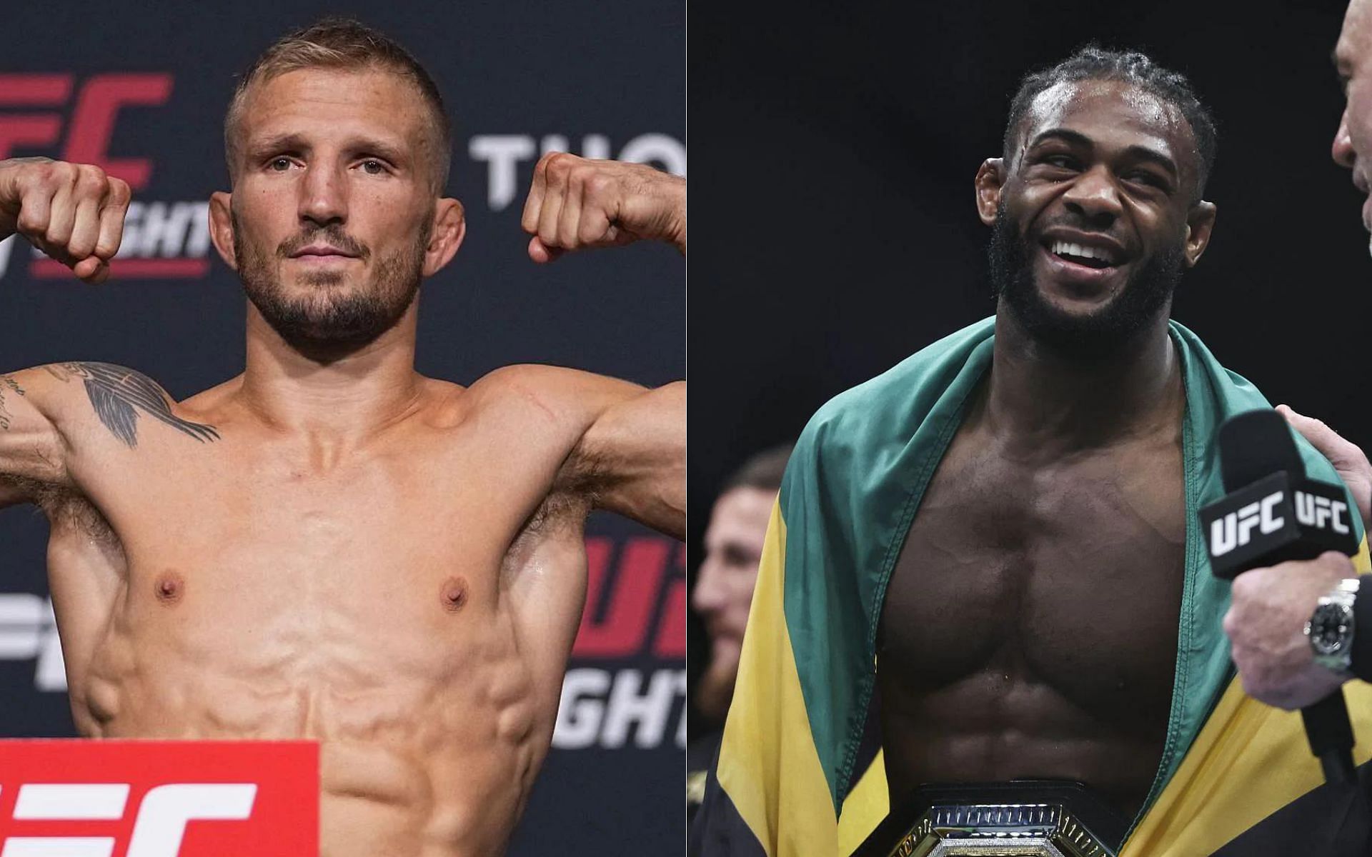 T.J. Dillashaw (left) and Aljamain Sterlng (right)