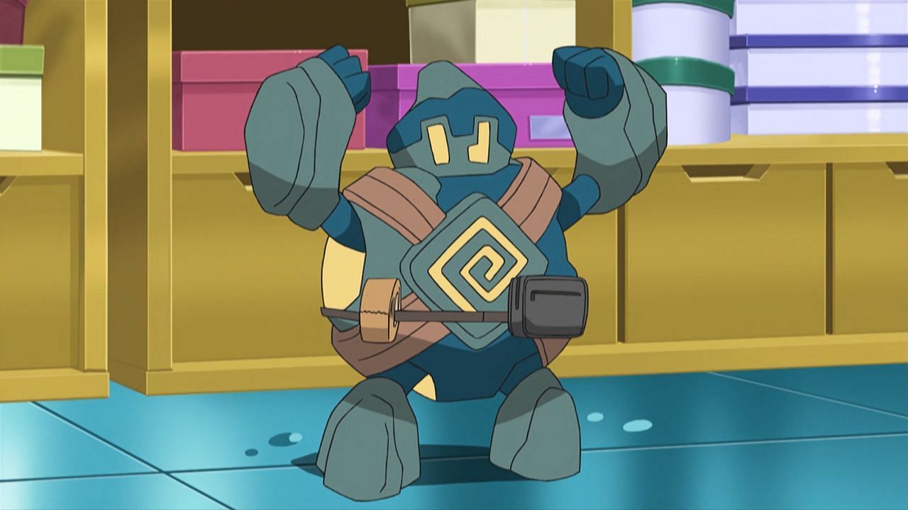 Golett as it appears in the anime (Image via The Pokemon Company)