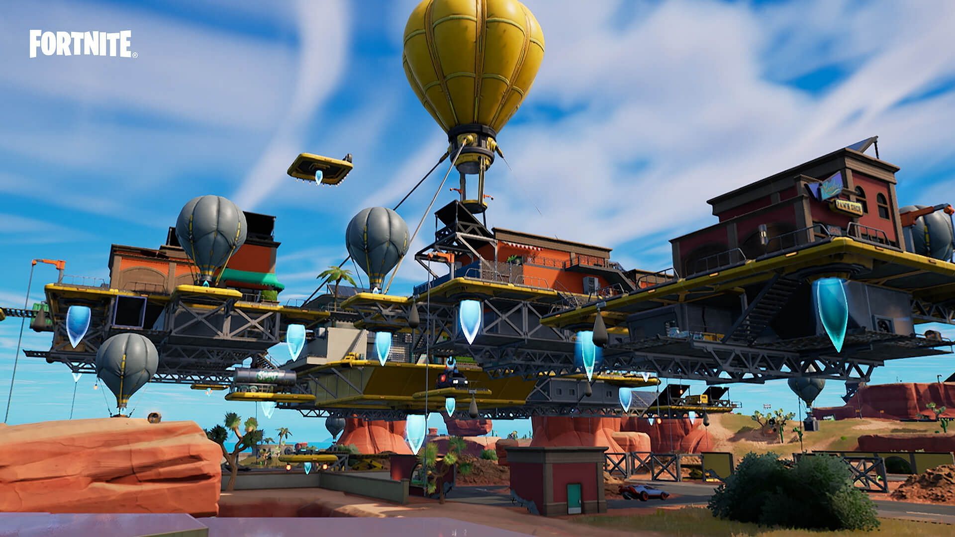 Cloudy Condos floats (Image via Epic Games)